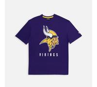 New Era NFL Games - Camiseta de Gran tamaño con Eslogan de Minnesota Vikings, Color Morado