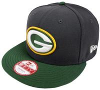 New Era NFL Green Bay Packers Snapback Cap Graphite S M 9fifty Edición Limitada