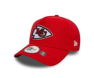 New Era NFL Kansas City Chiefs Gorra de béisbol Fútbol Americano Ajustable Logotipo del Equipo Visera Curvada Rojo