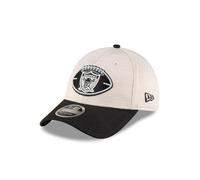New Era NFL Las Vegas Raiders, Gorra de béisbol Unisex Adulto, Beige/Negro, M