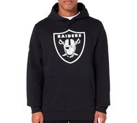 New Era NFL Las Vegas Raiders Sudadera con Capucha Unisex, Negro, M