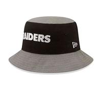 New Era - NFL Las Vegas Raiders Washed Pack Tapered Bucket Sombrero Color Negro, Negro , M