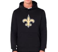 New Era NFL New Orleans Saints Sudadera con Capucha Unisex, Negro, L