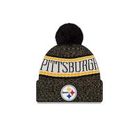 New Era NFL PITTSBURGH STEELERS Authentic 2018 Sideline Sport Bobble Knit