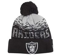 New Era NFL Sport Knit Cuff Oakrai OTC Gorra, Unisex Adulto, Black, Única