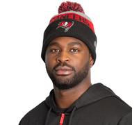 New Era NFL Tampa Bay Buccaneers Color Stripe Beanie Sport Knit Black, Negro, Talla única, Negro , Talla única