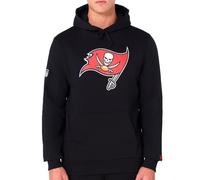 New Era NFL Tampa Bay Buccaneers Sudadera con Capucha Unisex, Negro, M