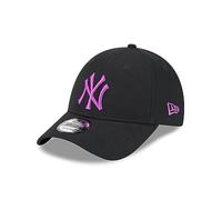 New Era NY Kappe Baseball Fanaccessoire York Yankees MLB Cap Hut verstellbar Schwarz Lila - One-Size