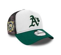 New Era Oakland Athletics Gorra MLB béisbol Gorra de Camionero Verde Blanco World Series 1913 Ajustable