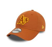 New Era Oakland Athletics MLB Gorra de béisbol 9Twenty Corona desestructurada Visera Curvada Ajustable Sombrero marrón