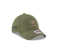 New Era Orleans Saints 39thirty Stretch Cap On Field 2018 Salute To Service Green - M - L