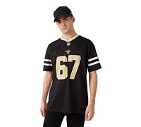 New Era Orleans Saints T Shirt/tee NFL Logo Oversized tee Black - S