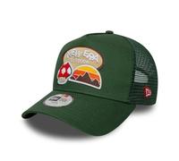 New Era Outdoor 9Forty A-Frame Trucker Cap Verde Oscuro