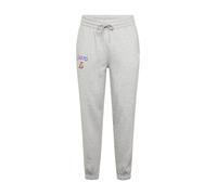 NEW ERA Pantalón 'NBA ESSENTLS LOSLAK' gris / lila oscuro / naranja claro 38 gris / lila oscuro / naranja claro