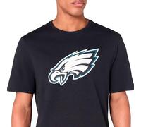New Era Camiseta Philadelphia Eagles NFL con logo del equipo negra