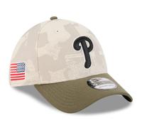 New Era Philadelphia Phillies Caqui Fuerzas Armadas Camuflaje 39Fifty Flex Cap M
