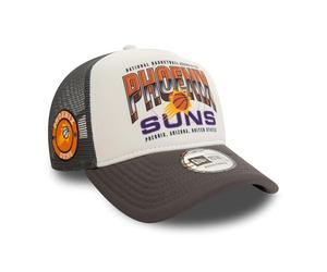 New Era Phoenix Suns NBA Gorra de Camionero Snapback Logotipo del Equipo Baloncesto Blanco Gris