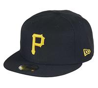 New Era Pittsburgh Pirates MLB Cap 59Fifty Basecap Baseball Kappe Schwarz - 8-64cm (XXL)
