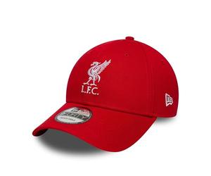 New Era Premier League Liverpool FC 9Forty Gorra Ajustable fútbol Accesorio para Aficionados Sombrero Rojo