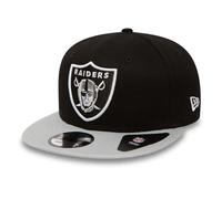 New Era Las Vegas Raiders NFL Cotton Block Negro Gris Gorra 9Fifty Ajustable con Snapback