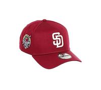 New Era San Diego Padres MLB 40th Anniversary Year Sidepatch Cardinal 9Forty A-Frame Snapback Cap
