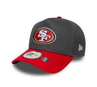 New Era San Francisco 49ers Gorra E-Frame Two Tone Gris Oscuro Rojo