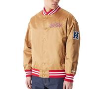 New Era San Francisco 49ers NFL Satin Bomber Dorado Chaqueta Bomber