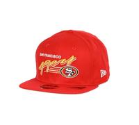 New Era San Francisco 49ers NFL Team Lettering Rojo 9Fifty Original Fit Gorra Ajustable con Snapback