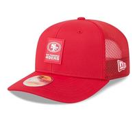 New Era Scarlet San Francisco 49ers 2025 Sideline 9SEVENTY Trucker - Gorra ajustable para hombre