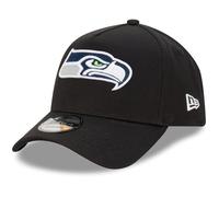 New Era Seattle Seahawks NFL Evergreen Negro Gorra Ajustable del Modelo 9Forty A-Frame