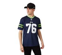 New Era Seattle Seahawks T-Shirt NFL Jersey American Football Fanshirt Blau - XXL