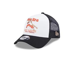 New Era Soy Sauce NE Food White Black 9Forty A-Frame Trucker Cap - One-Size