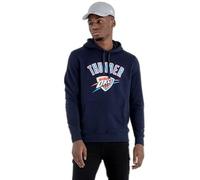 New Era - Sudadera con Capucha con Logotipo de la NBA Oklahoma City Thunder, Azul, XXL