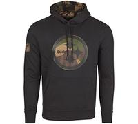 New Era Sudadera con capucha de forro polar, diseño de los Pittsburgh Steelers, color negro y camuflaje, talla XL