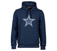 New Era - Sudadera con capucha del equipo NFL Dallas Cowboys Team Logo - Azul marino., azul, M