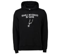 New Era Sudadera Con Capucha Negra Del Equipo San Antonio Spurs Para Hombre NBA