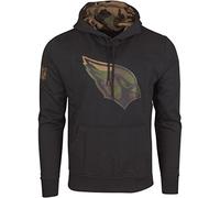 New Era - Sudadera de forro polar con capucha NFL Arizona Cardinals negro/camuflaje, Hombre, Black/Wood Camo, Large
