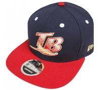 New Era Tampa Bay Rays Cooperstown Snapback Cap Navy Red 9Fifty Edición Limitada