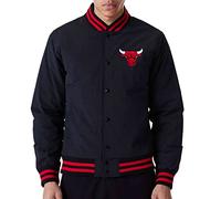 New Era Team Logo Bomber Chicago Bulls Jacket 60284773, Mens Jacket, black, XL EU