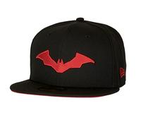 New Era The Batman Robert Pattinson Logo 59Fifty Gorra ajustada (as1, numérico, numérico_7, talla 7) Negro, 7, Negro, 7
