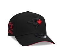 New Era Toronto Blue Jays 40th Aniversary Black and Red 9Forty A Frame Snapback Cap, Negro , Talla única