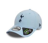 New Era Tottenham Hotspur 9FORTY - Gorra de béisbol, azul glacial, logotipo azul marino, ajustable, Azul glacial, Talla única
