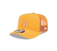 New Era Trucker Kappe A-Frame Orange Basecap geboegner Schirm York Yankees Baseball Tonal - One-Size