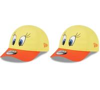 New Era Tweety Looney Tunes Character Yellow Orange 9Forty Toddler Cap - Toddler (Paquete de 2)