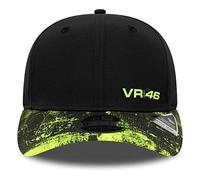 New Era VR46 9Fifty AOP - Gorra elástica, negro/amarillo, S-M