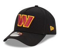 New Era Washington Commanders NFL Evergreen Negro Gorra Ajustable del Modelo 9Forty A-Frame