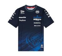New Era Williams Racing F1 Team, colección oficial 2026, camiseta juvenil Team Tech para niños, camiseta, camiseta, camiseta, camiseta, jersey, azul marino, azul marino, 7-8 años