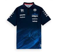 New Era Williams Racing F1 Team, colección oficial 2026, camiseta polo Team Tech, camiseta, jersey, azul marino, azul marino, L
