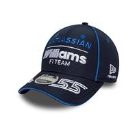 New Era Williams Racing F1 Team - Gorra de béisbol para niños y jóvenes, colección oficial 2026, gorra de béisbol de Carlos Sainz Drivers, ajustable, azul marino