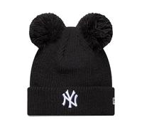 New Era Wmns Double Pom Beanie Neyyan Blkwhi BLKWHI One Size